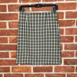 Vintage the limited plaid skirt